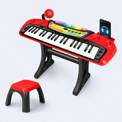 Kids Piano Keyboard Toy with Lights Sounds Musical Learning Toy