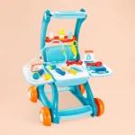 Blue Kids Doctor Cart Set