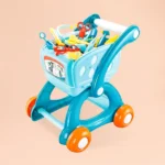 Blue Kids Doctor Cart Play Set