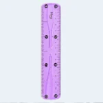 Flexible Soft Ruler 15cm Student Measuring Scale Plastic Purple