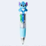Kids 4 Color Pen Cartoon Blue Multi Ink Cute School Stationery