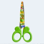Kids Safety Scissors Green Cartoon Design School Craft Paper Cut