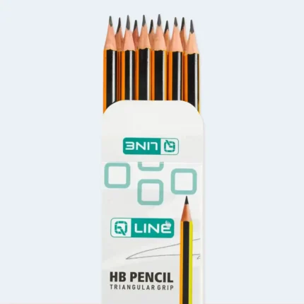 HB Pencil 12PCS Triangular Grip Graphite School Office Writing Set
