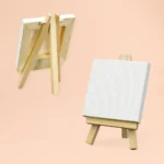 Mini White Canvas Board with Easel Small Painting Art Canvas Set - Image 3
