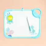 Kids Magnetic Drawing Board Blue Writing Learning Board with Pen