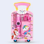 Unicorn Stationery Set for Kids School Kit with Watch Pencil Wallet
