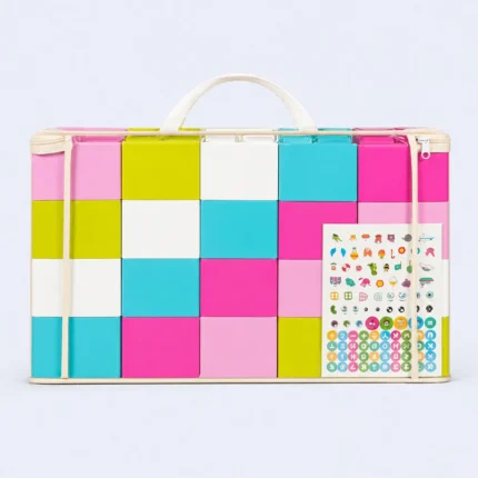 Kids Building Blocks Set Colorful Stackable Bricks Educational Toy