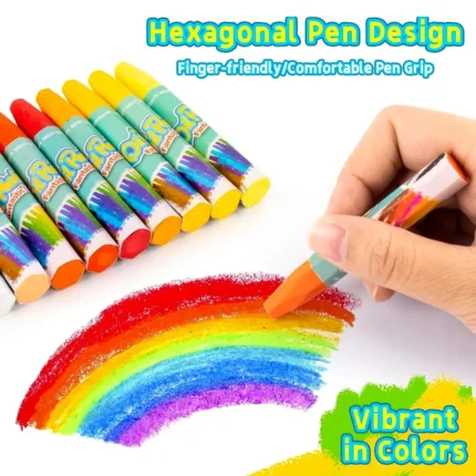 Oil Pastel Colors Set