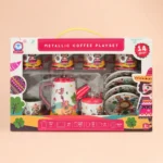 metallic coffee play set