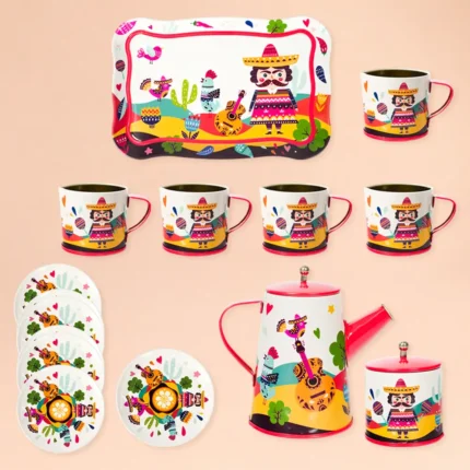 metallic coffee play set