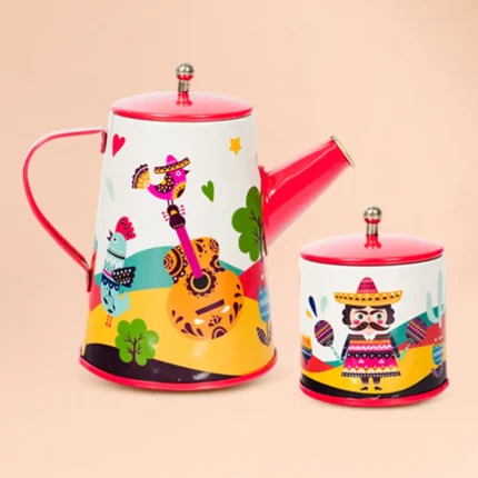 metallic coffee play set