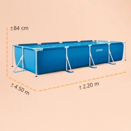 Intex 4.5m Rectangular Frame Pool
