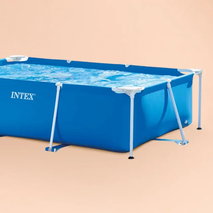 Intex Rectangular Frame Pool 2.60m Kids & Family Outdoor Swimming Pool ...