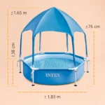 Intex canopy pool