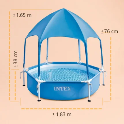 Intex canopy pool