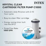 INTEX PRISM FRAME RECTANGULAR POOL SET