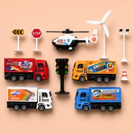 Kids Transport Truck Set