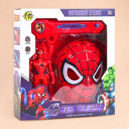 kids spider man mask set