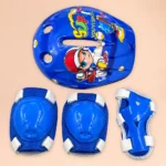 Kids helmet and knee pad set