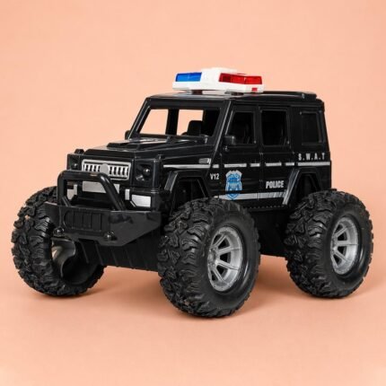 Kids Police Pull Back Car
