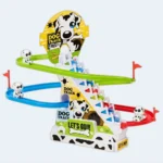 Dog Track Toy Set for Kids Moving Puppy Racing Playset 3+