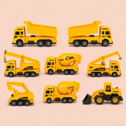 Construction Truck Toy Set