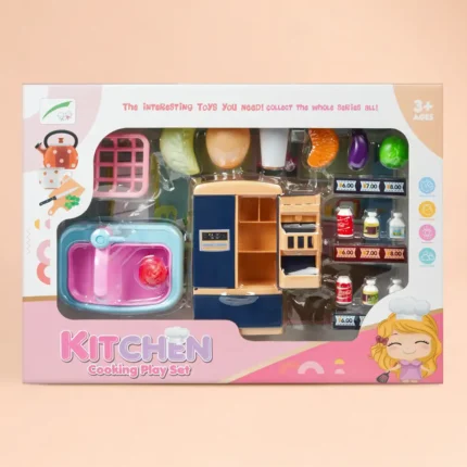 Kids Kitchen Cooking Play Set