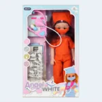 Kids Doctor Doll Play Set with Medical Kit Accessories Toy 3+