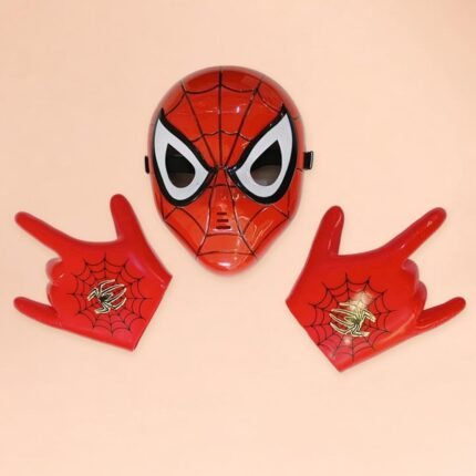 Kids Spider Hero Mask & Gloves Set