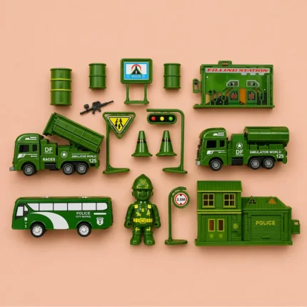 Kids Military Combat Truck Play Set