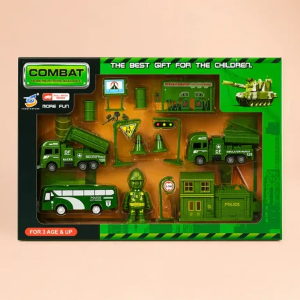 Kids Military Combat Truck Play Set