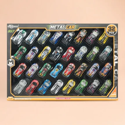 32 PCS Metal Toy Car Set