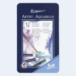 Artist Aquarelle 12 Color Watercolor Pencils Set Professional Drawing