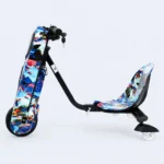 Blue Kids Drift Scooter for Outdoor Play