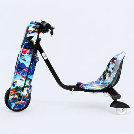 Blue Kids Drift Scooter for Outdoor Play