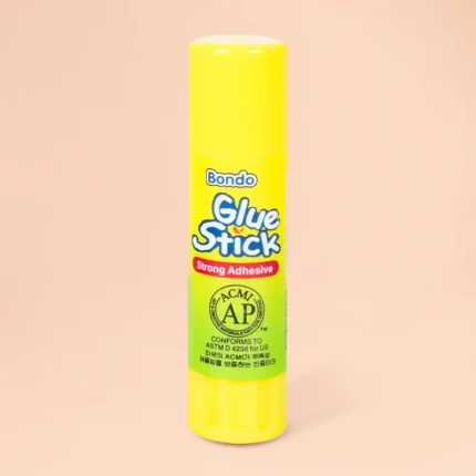 Bondo Glue Stick 8g Yellow Strong Adhesive for School Office Craft