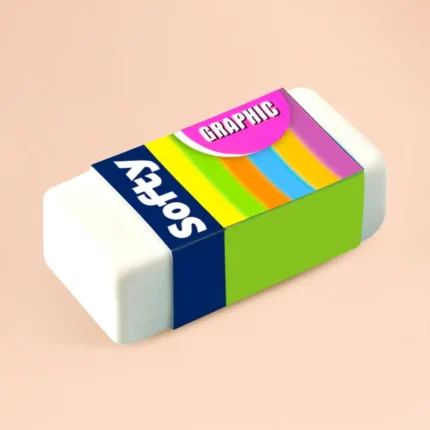 Colorful Soft Rubber Eraser for Kids School Stationery