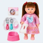 Cute Baby Doll Set for Kids Pretend Play