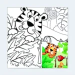 DIY Wooden Coloring Board for Kids