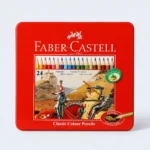 Faber Castell 24 Classic Colour Pencils Set Premium Quality Drawing Coloring Pencils
