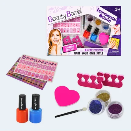 Girls Nail Art Play Kit for Creative Play
