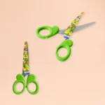 Kids Safety Scissors Green Cartoon Design School Craft Paper Cut - Image 2