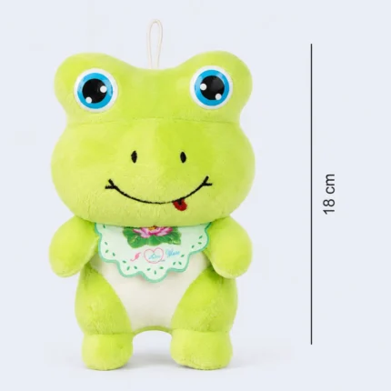 Green Frog Plush Toy 18cm for Kids
