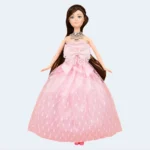 Happy Birthday Doll Gift Set Princess Fashion Doll for Kids Pink