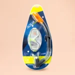 Intex AquaFlow Green Snorkel Mask Set for Adult Swimming and Snorkeling