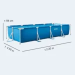 Intex Rectangular Metal Frame Pool 4.5m