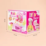 Kids Cooking Playset with Lights and Realistic Sounds