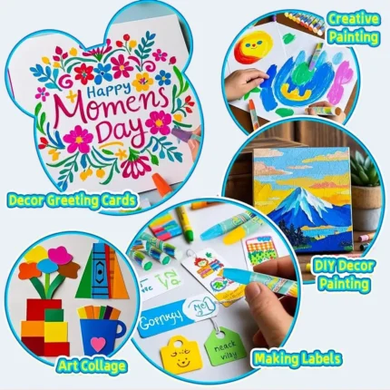 Kids Oil Pastel Crayons for Drawing and Coloring