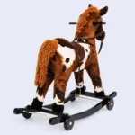 Kids Ride On Rocking Horse with Wheels