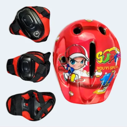 Kids Safety Helmet and Knee Elbow Pad Set Protective Gear